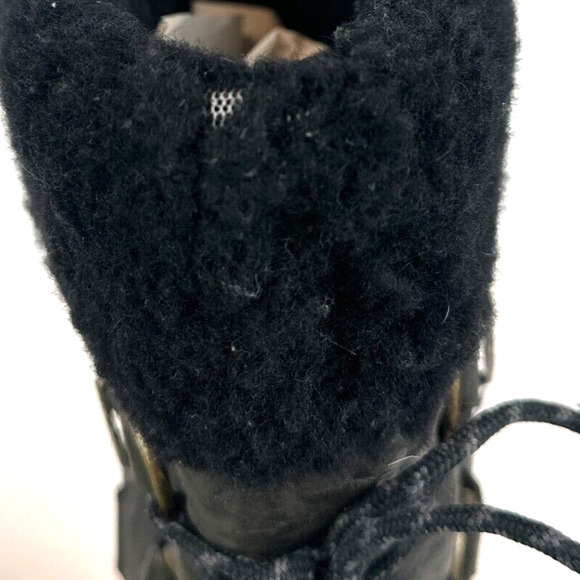 Sorell Womens Leather Faux Fur Lined Tall Boots Size 8 Wool Pull-On Warm Winter - Picture 10 of 12